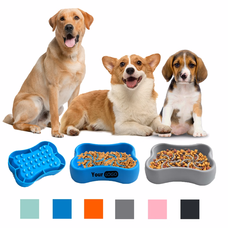 Slow-Eating Dog Bowl