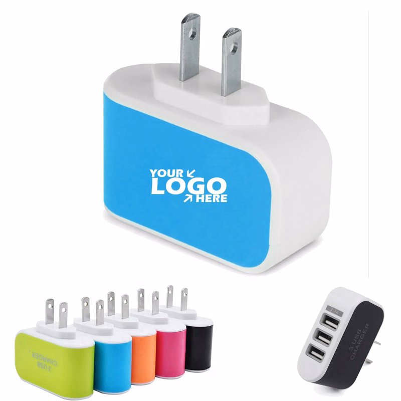 3 Port USB Travel Candy Charger