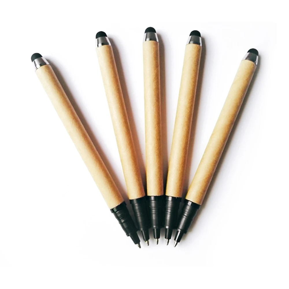 Paper Recycled Pens with Stylus 1
