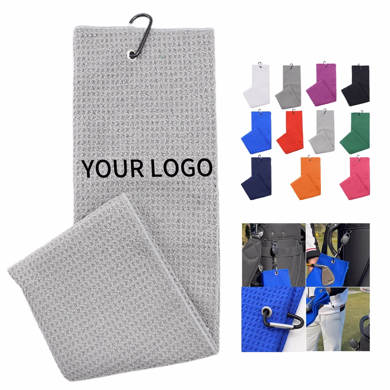 11.82 Inch Microfiber Golf Towel Practical for Sports or Events