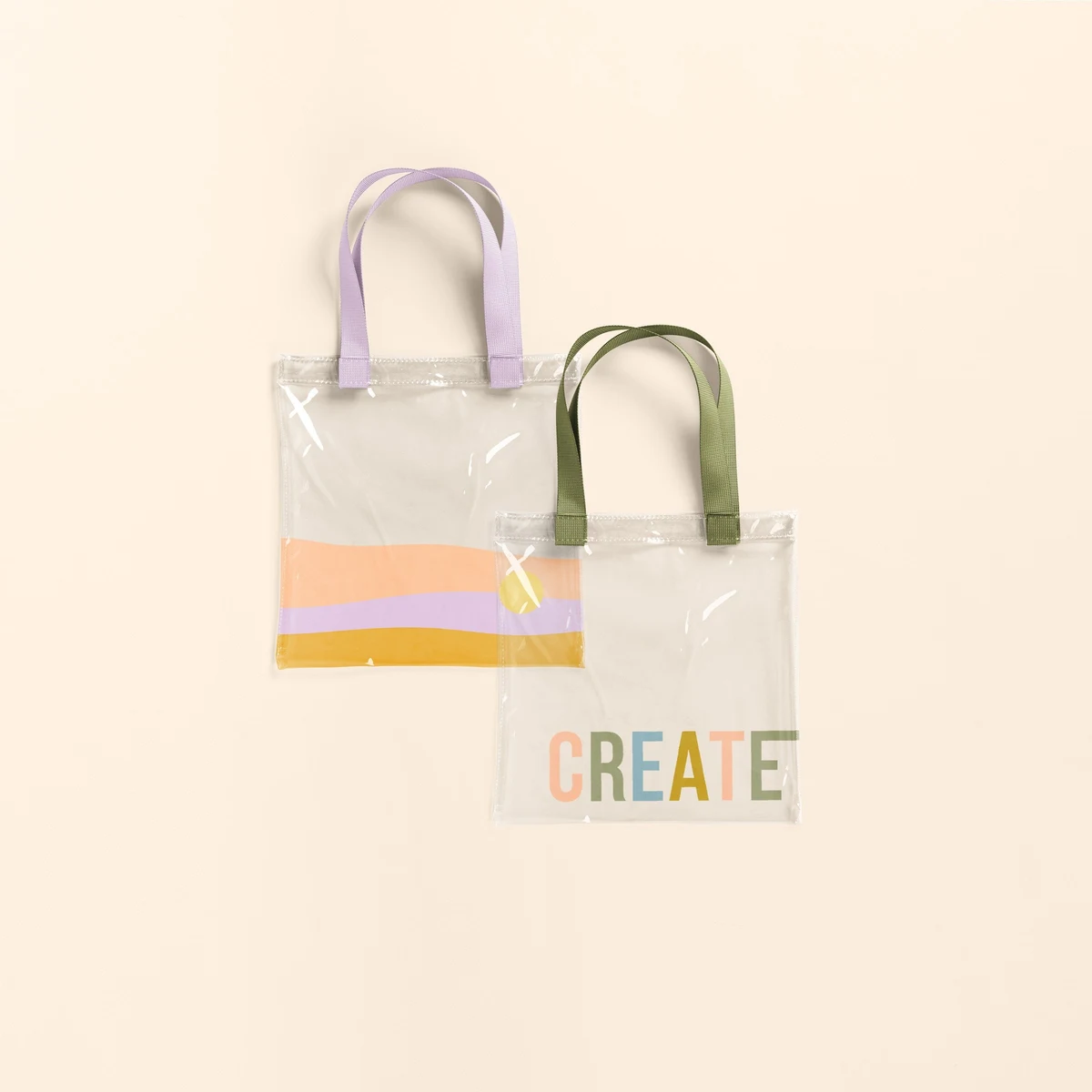 TEENY TINY TOTE - CLEAR VINYL 1