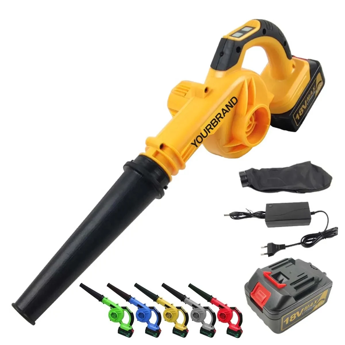 8V 4.0Ah Battery Powered Cordless Leaf Blower Vacuum Cleaner 1