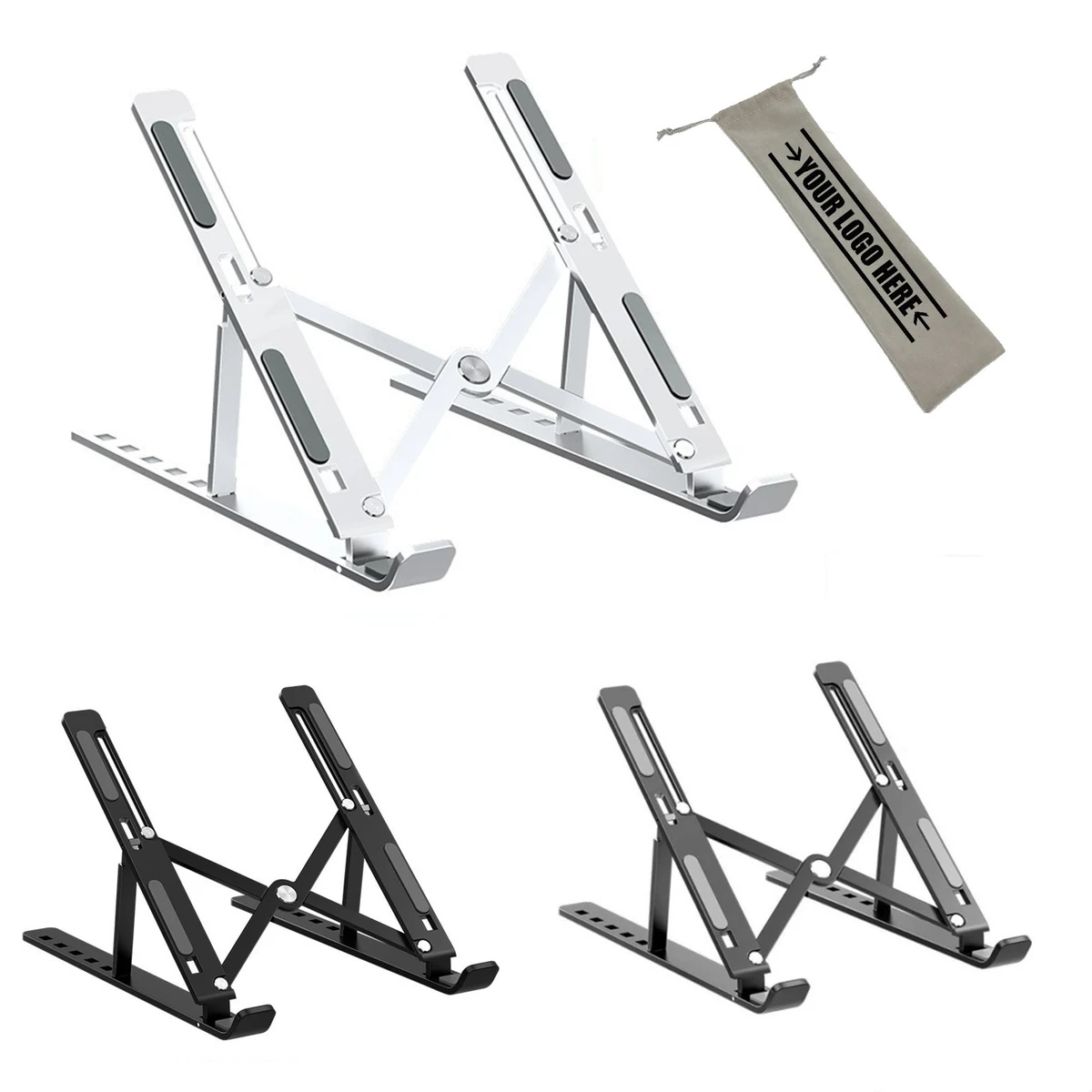 Aluminum Foldable Computer Stand With Non-Woven Bag 1