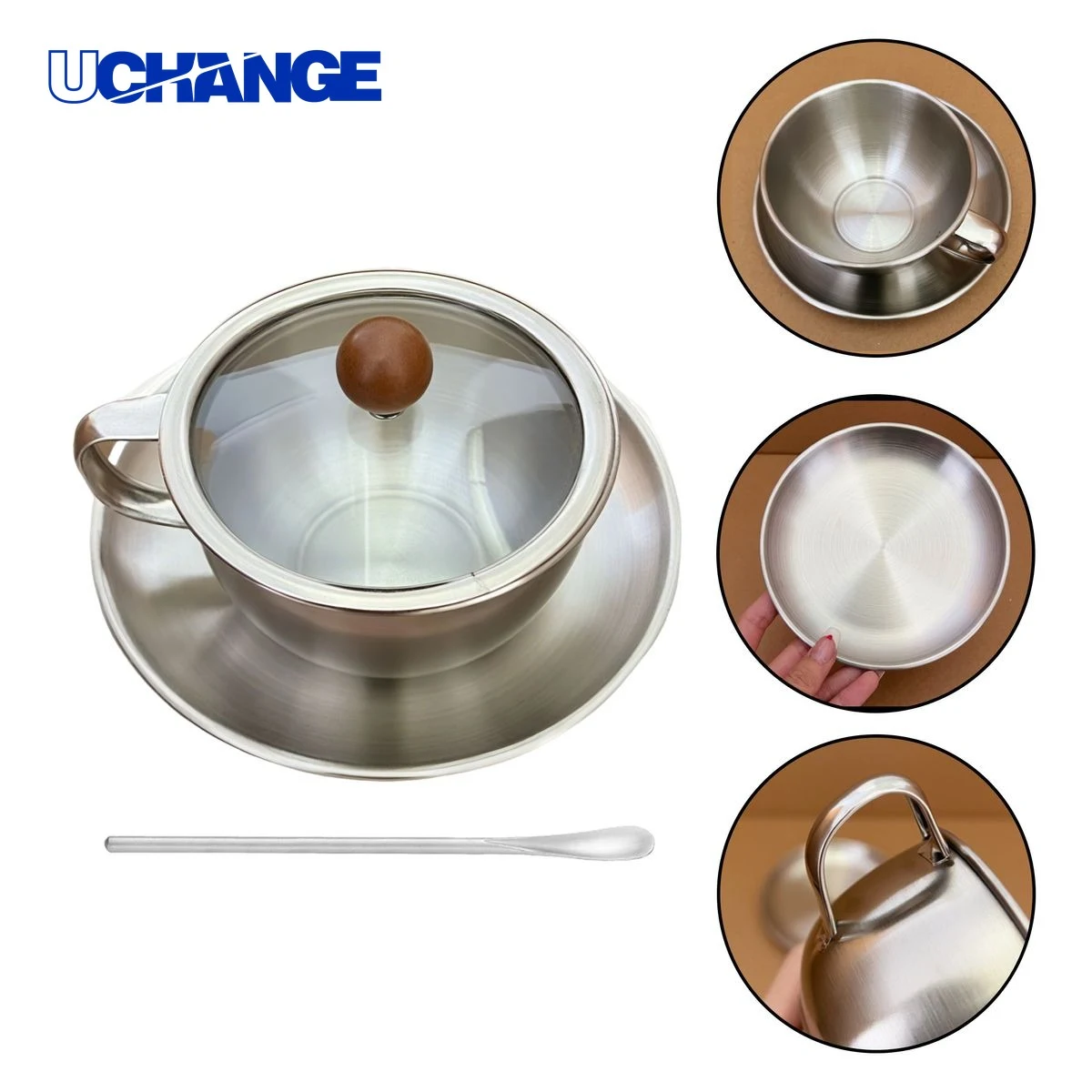 Coffee Cup Set with Spoon 1