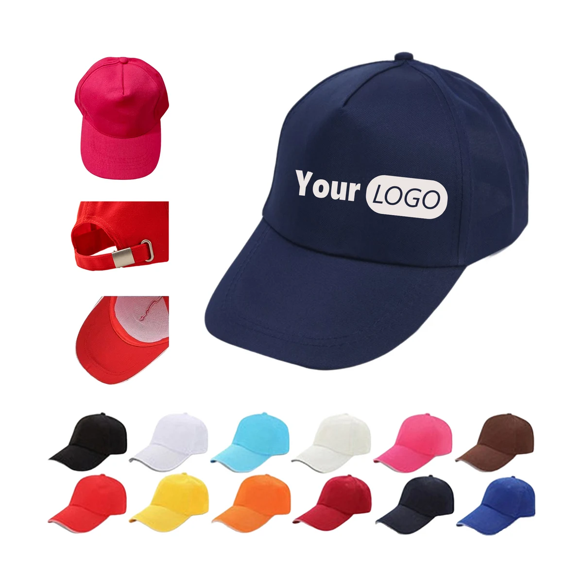 22-23.6 Inch Lightweight Polyester Baseball Cap 1