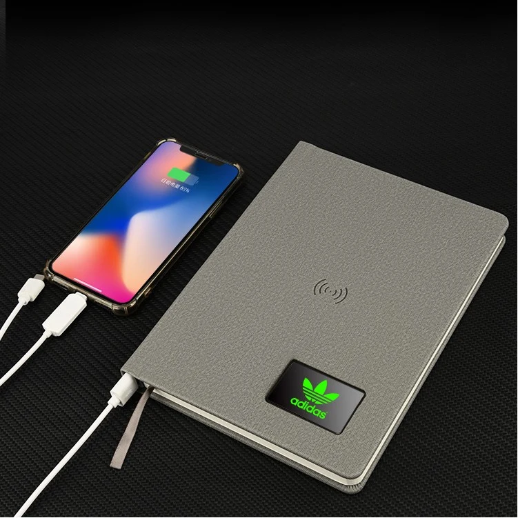 A5 Dairy Notebook With 10000Mah Wireless Charge Power Bank Notebook 1