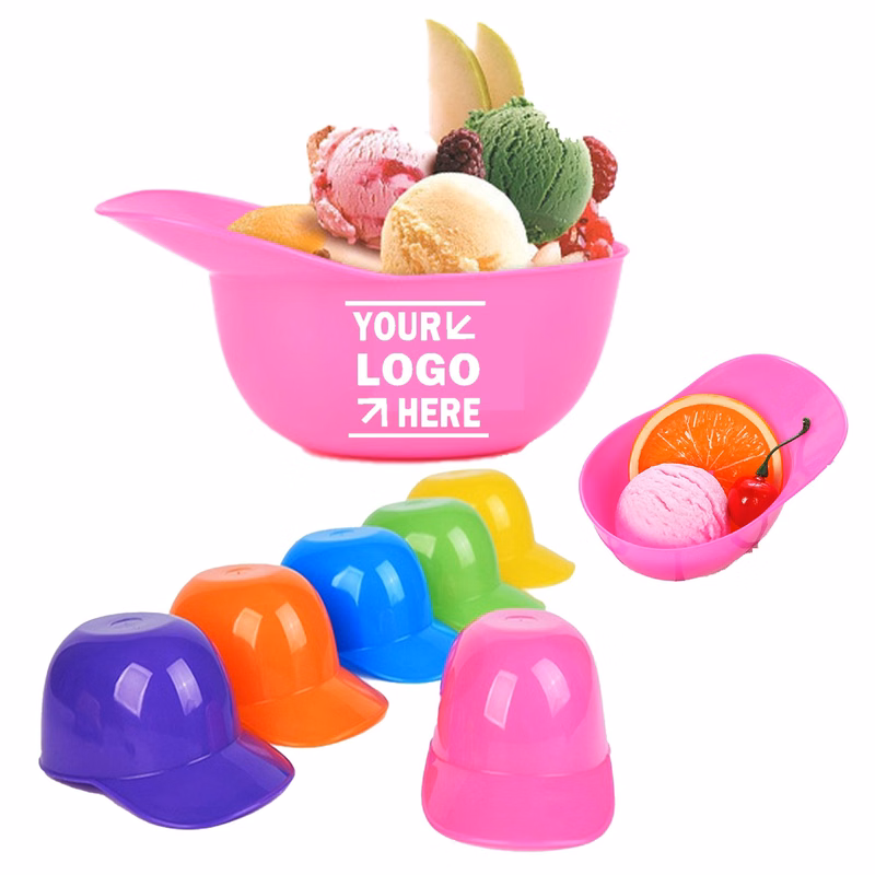 8 Oz. Capacity Baseball Helmet Ice Cream Bowl