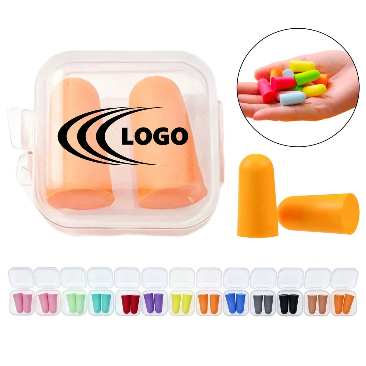 MOQ 50 Custom Noise-Reduction Earplugs 1