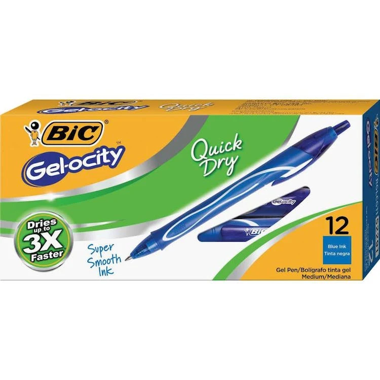 Gel Pens - Blue 0.7mm 12 Pack 1