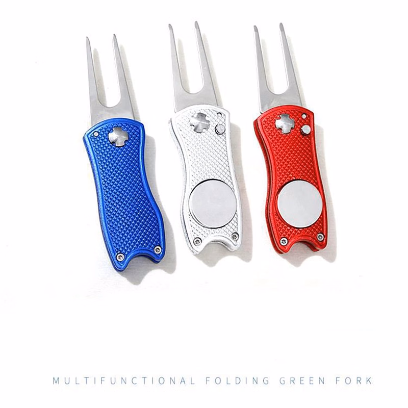 Golf Divot Repair Tool Stainless Steel Foldable