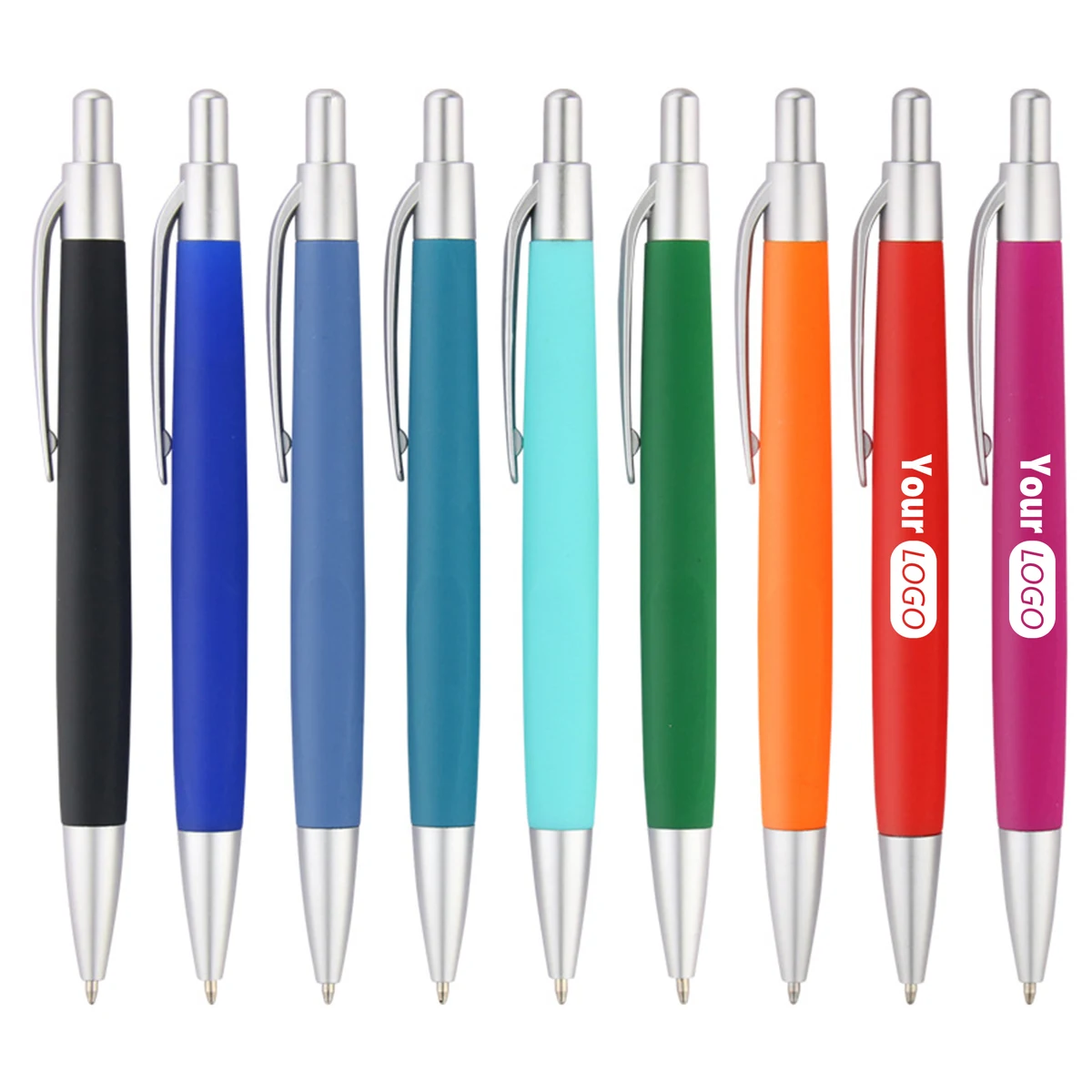 Plastic Push Button Ballpoint Pen 1
