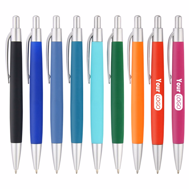 Plastic Push Button Ballpoint Pen
