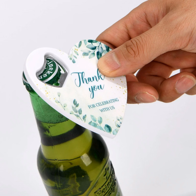 Cute Heart-Shaped Bottle Opener