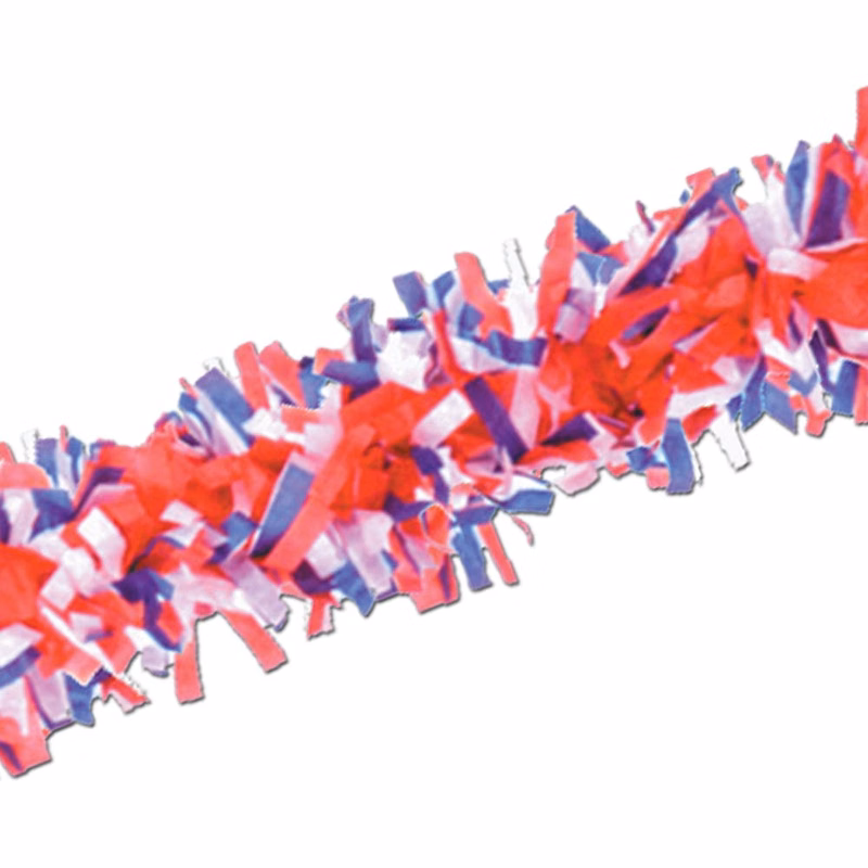 Tissue Festooning - Red White Blue