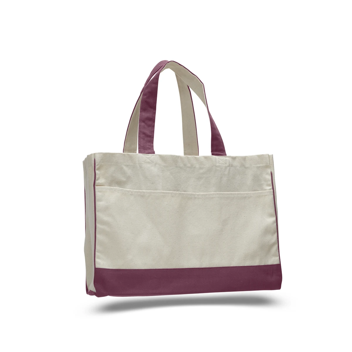 Heavy 12 oz. Cotton Canvas Shopping Tote - Colors, custom tote bag with logo imprint 1