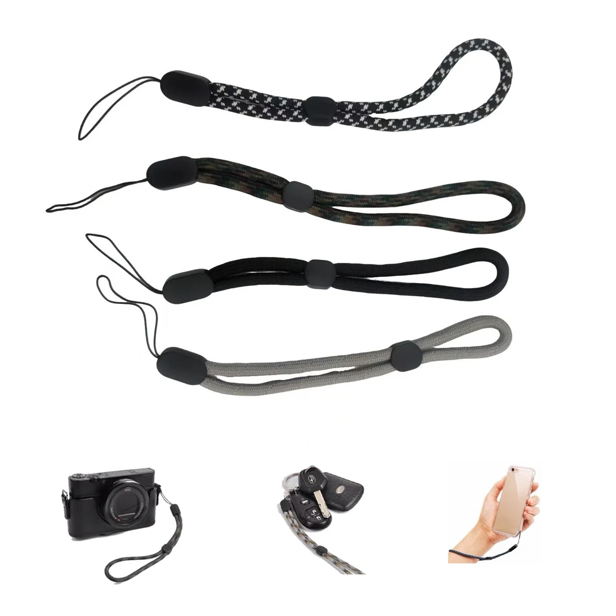 Nylon Adjustable Wristlet String Cord for Cellphone 1
