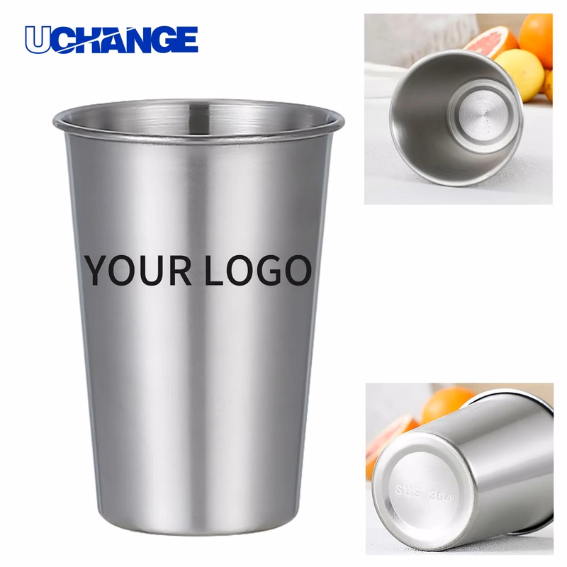Stainless Steel Cup 16oz Durable for Outdoor Use