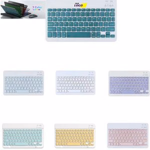 10 7 Colors Ultra Light Slim Portable Wireless Keyboard