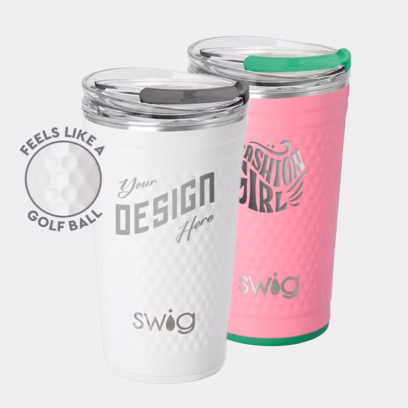 24 oz SWIG® Golf Cup Stainless Steel Insulated Party Tumbler