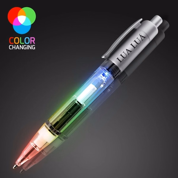 Light-up plastic pen