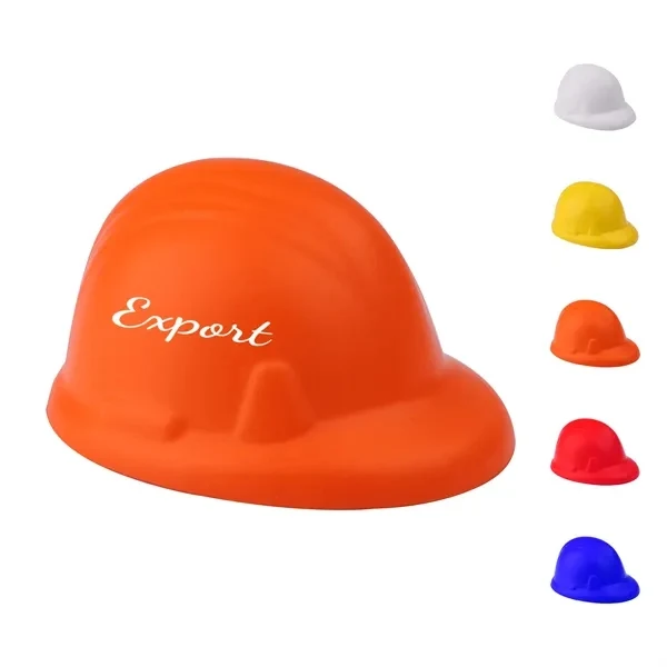 Custom Helmet-Shaped PU Stress Ball 3.35 Inches — Sports Wellness Relief Toy 1