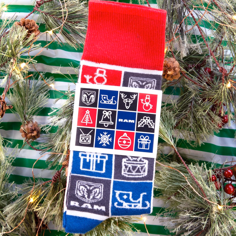 Synthetic Blend Holiday Socks - Festive Feet for Any Celebration - American Made