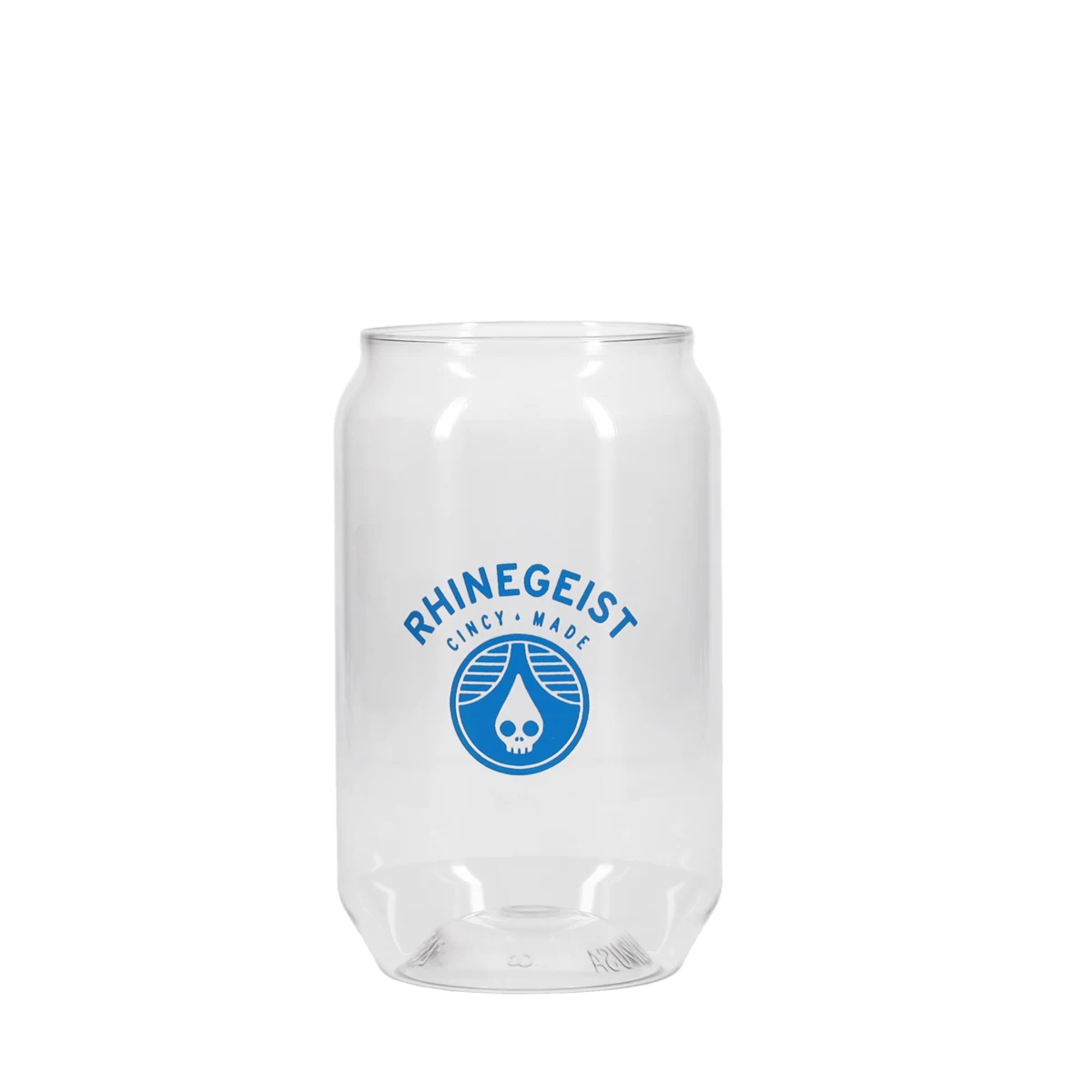 16 oz Reserv Plastic Can Glass Clear Tradition Print 1