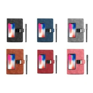 Wireless Charging Password Lock Notebook 1
