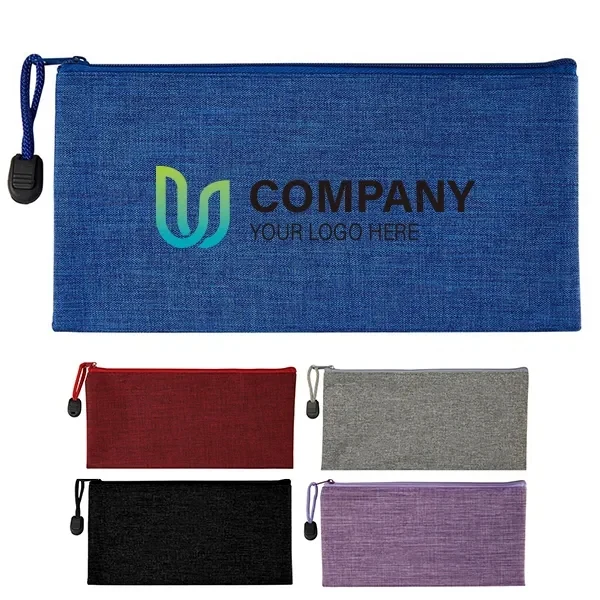 Heathered School Pouch 1