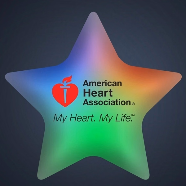 Light Up Aurora Star Color Changing LED Pin