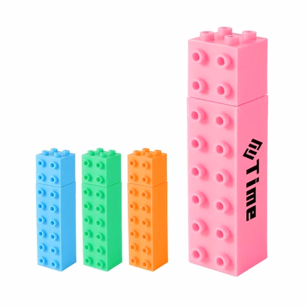 Custom Interlocking Block Highlighter Pen — Multi-Color Learning Tool