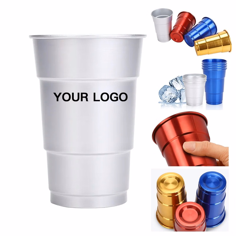 Lightweight 16oz Aluminum Cup For Outdoor Events