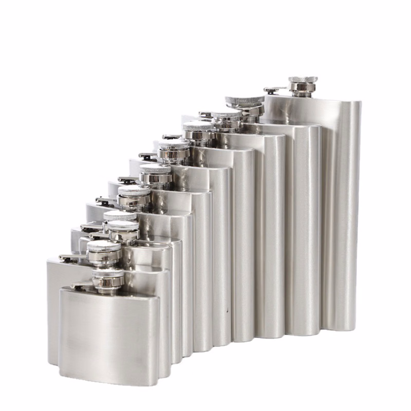 8oz Stainless Steel Wine Flagon