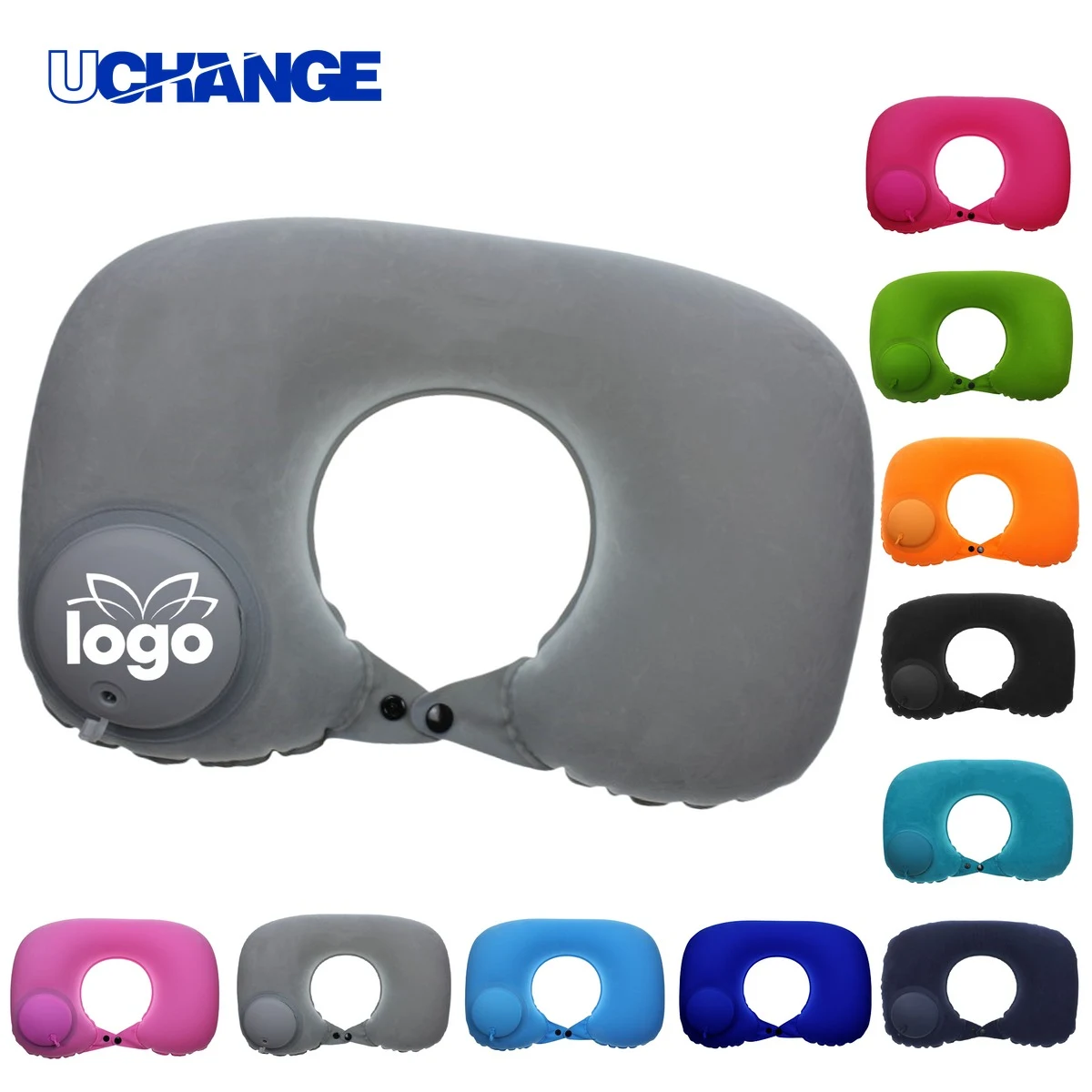 Comfortable Inflatable U-Shaped Pillow for Travel 1