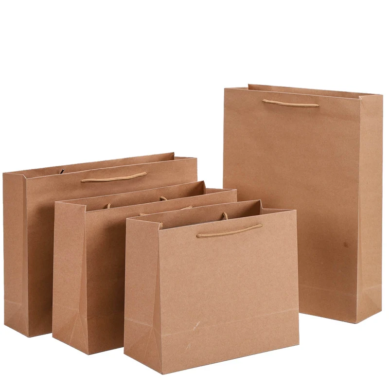 Customised Branded Kraft CraftTote Packaging Bags 1
