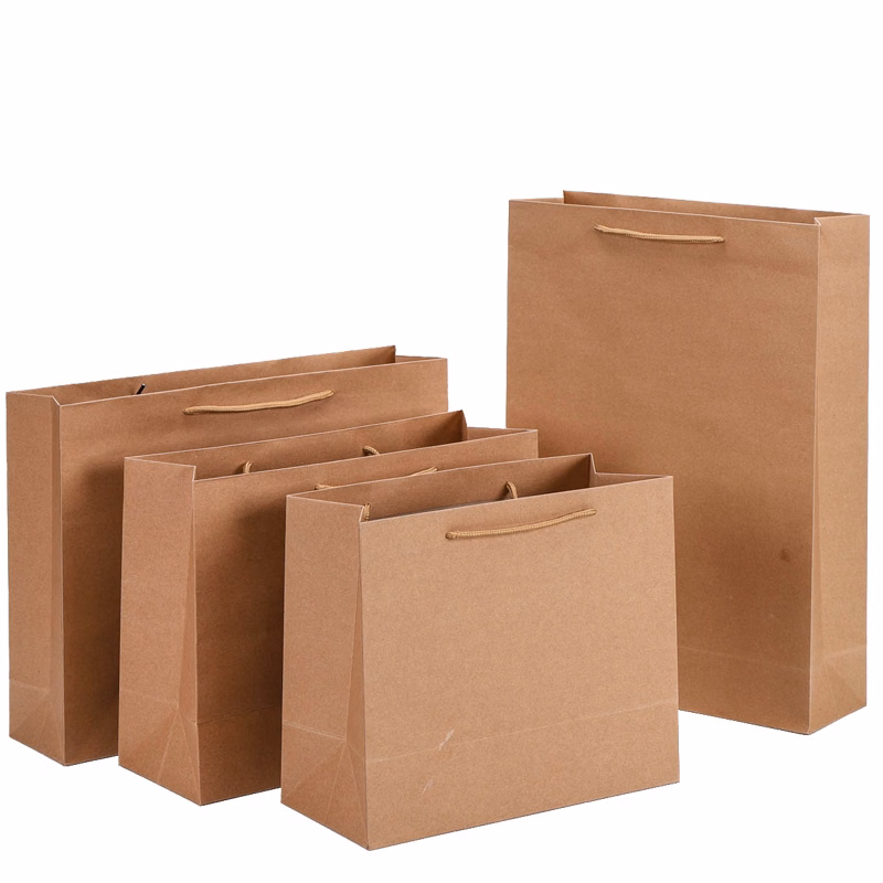 Customised Branded Kraft CraftTote Packaging Bags
