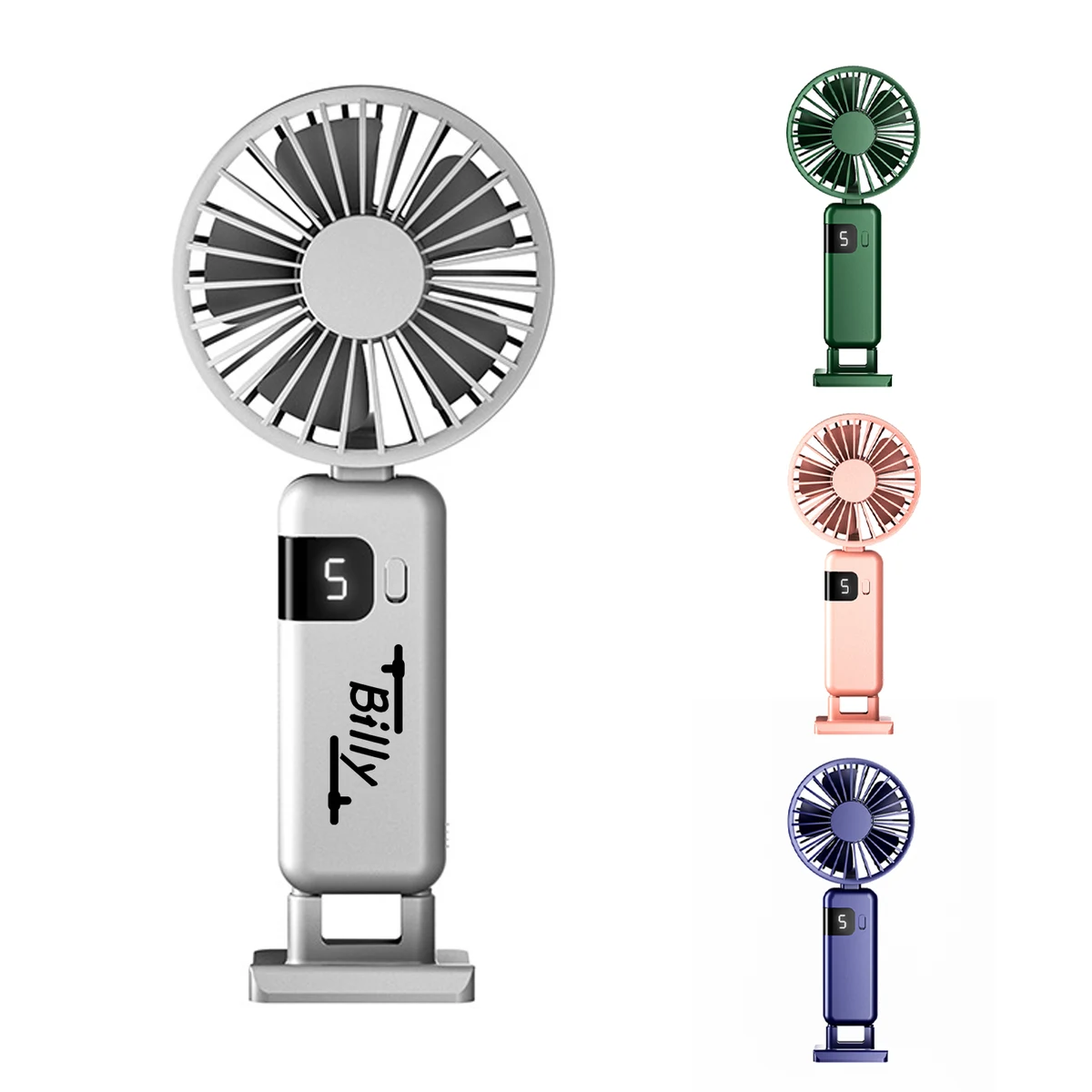 Portable Mini Fan with LED Display 1