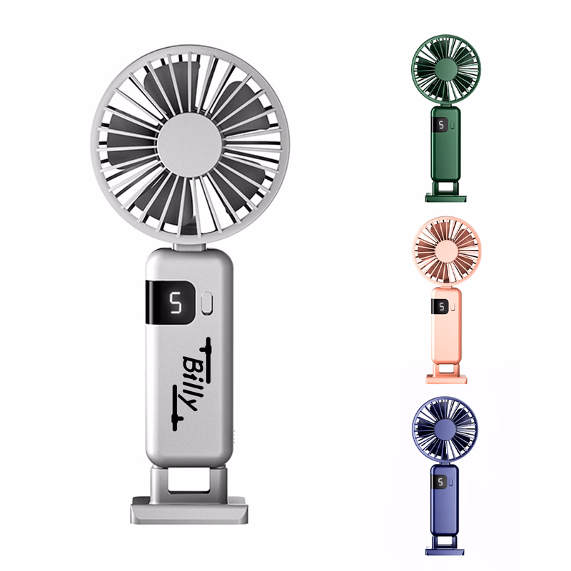 Portable Mini Fan with LED Display