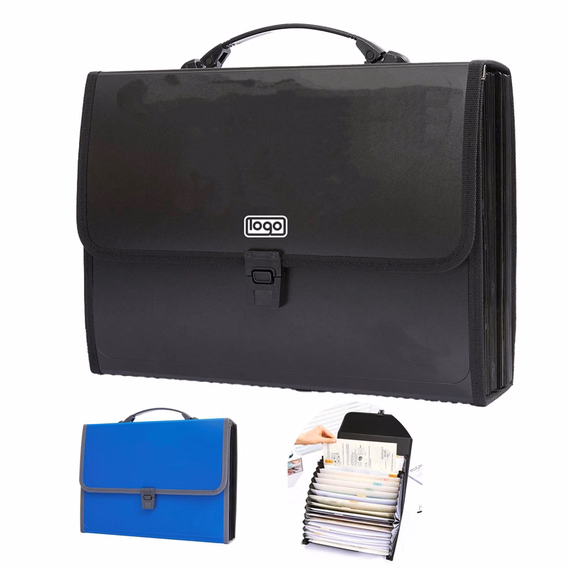 26 Compartment Portable File Folder Storage Bag
