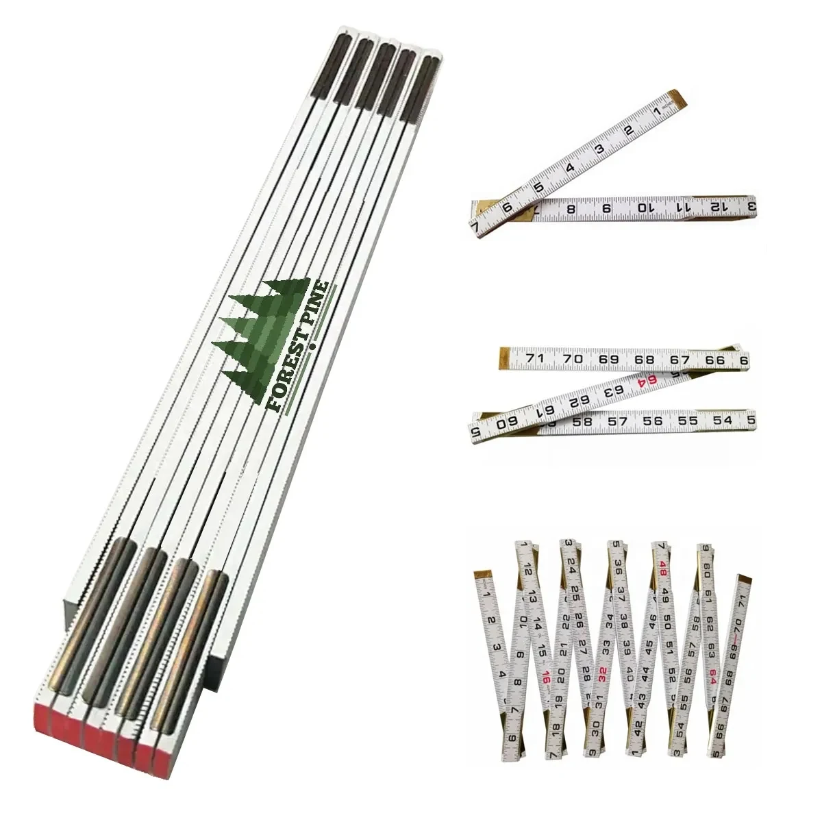 Carpenter Wood Folding Ruler 1