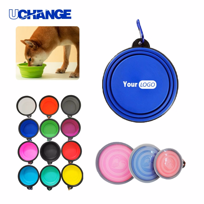 Collapsible Pet Bowl 350ml for Travel and Hiking