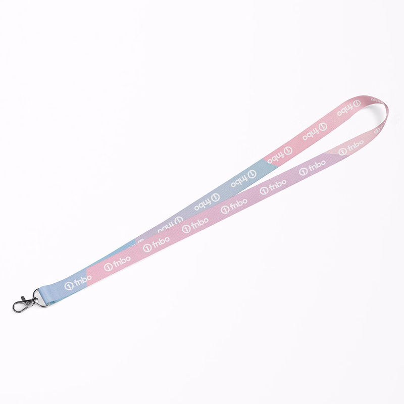 3/4" Full Color Satin Finish Lanyard w/Single Attachment Import Air (FAST Production)