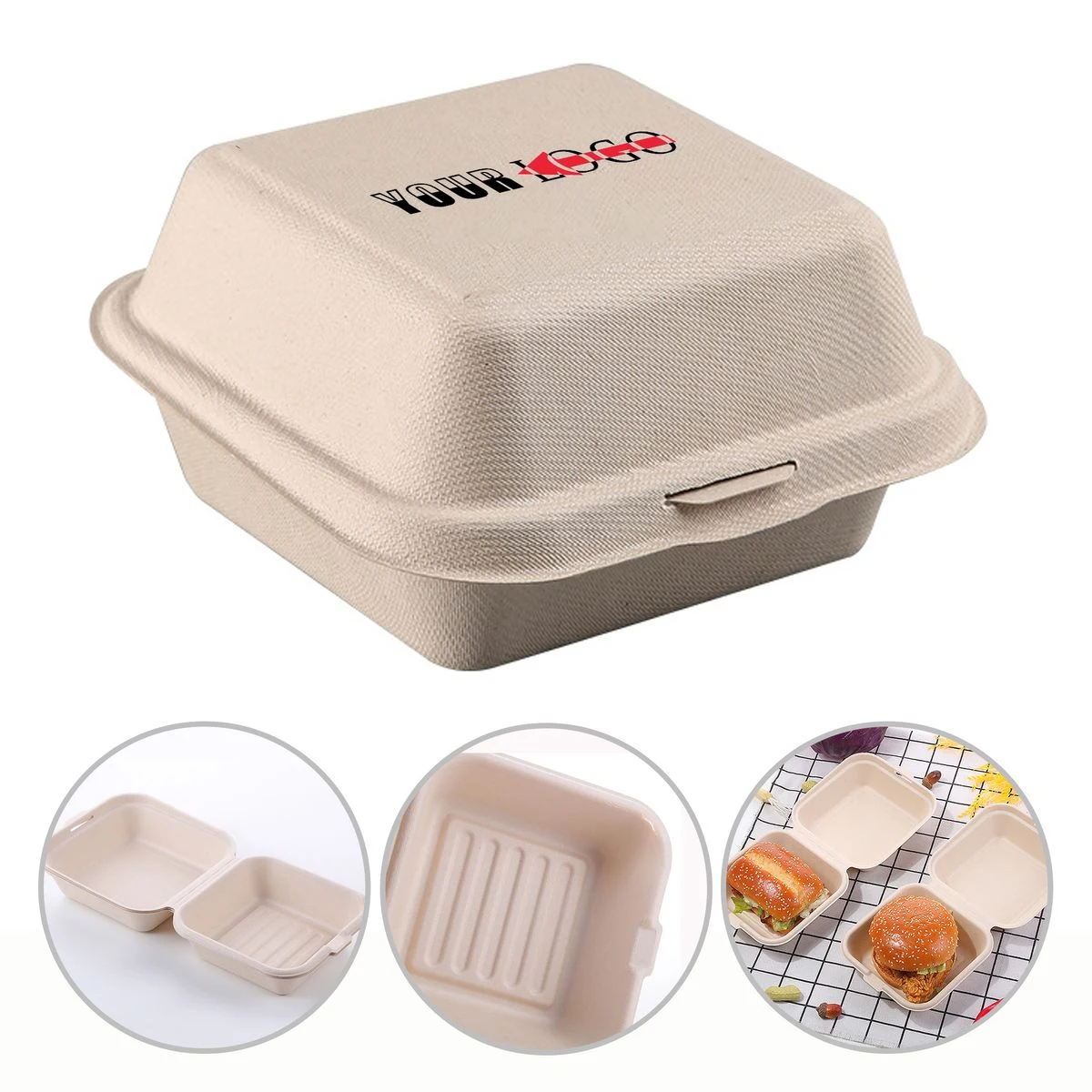 Eco-Friendly Cake Hamburger Packaging Box 1