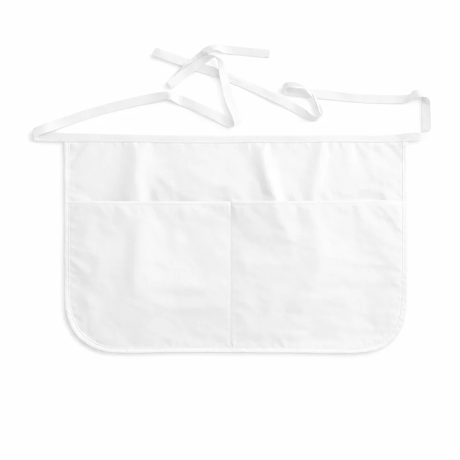 Cotton Canvas Waist Apron w/ 2 Compartments - 17"W x 9"L 1