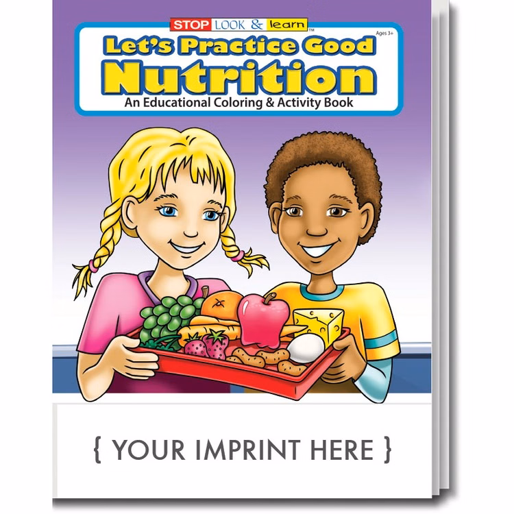 COLORING BOOK - Let's Practice Good Nutrition Coloring & Activity Book