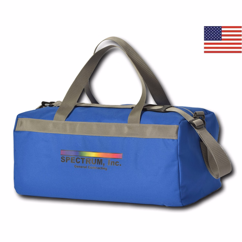 "Coliseum" Square End Gym Bag 22x10x10"
