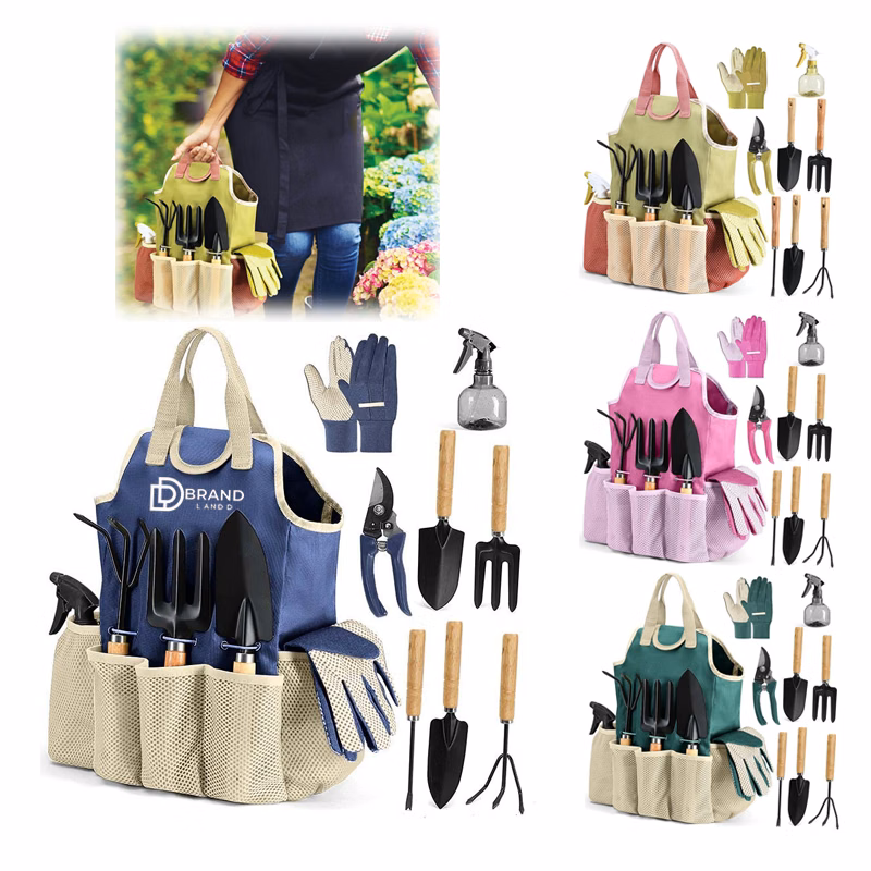 9" 1 Gardening Tool Kit with Tote Bag