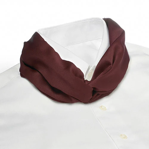 Maroon Banded Knot Scarf 1