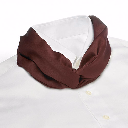 Maroon Banded Knot Scarf