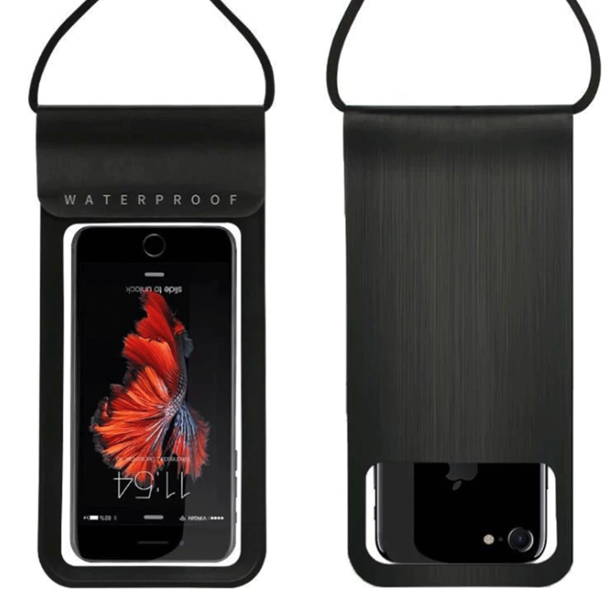 PU Leather & TPU Touchscreen Waterproof Phone Dry Bag 1